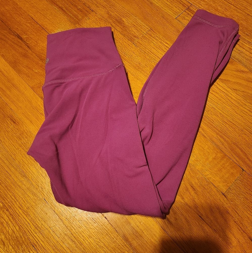 Lululemon Align Double Lined Leggings Size 6 25 Inch Inseam